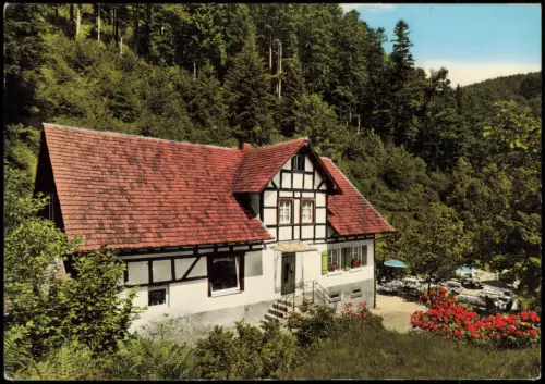 Baden-Baden Gasthaus „BUTTHOF“ beim Geroldsauer-Wasserfall, Baden-Baden 1970