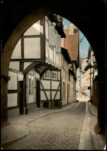 Ansichtskarte Hildesheim Blick durch den Kehrwiederturm 1974