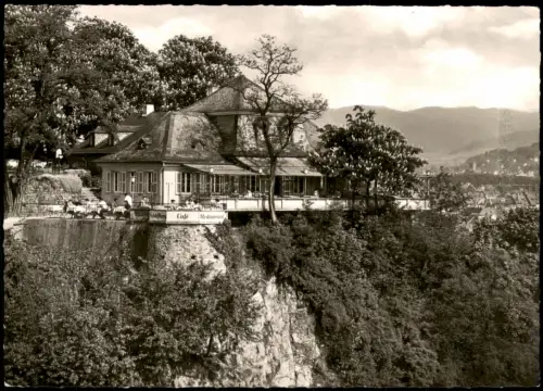 Ansichtskarte Freiburg im Breisgau Restaurant Greifenegg Schlössle 1965