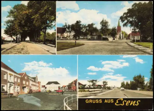Ansichtskarte Esens Mehrbildansicht von Esens 1970