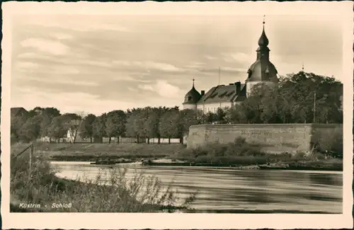 Postcard Küstrin Kostrzyn nad Odrą Schloß, Wall - Fotokarte 1932