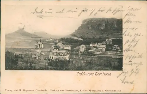 Ansichtskarte Gerolstein Stadtpartie 1905