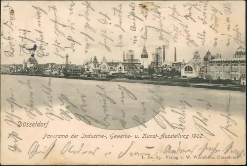 Ansichtskarte Düsseldorf Industrie- Gewerbe- und Kunst-Ausstellung 1902