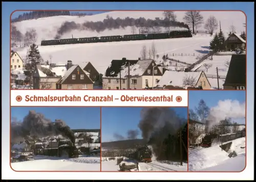 Ansichtskarte .Sachsen Schmalspurbahn Cranzahl - Oberwiesenthal im Winter 2005