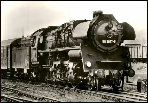 Oelsnitz (Erzgebirge) Dampflokomotiven im Einsatz Baureihe 58.30 1979 1983