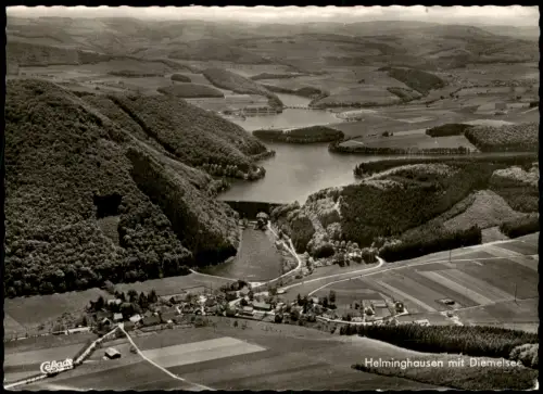 Ansichtskarte Helminghausen Luftaufnahme Luftbild 1963