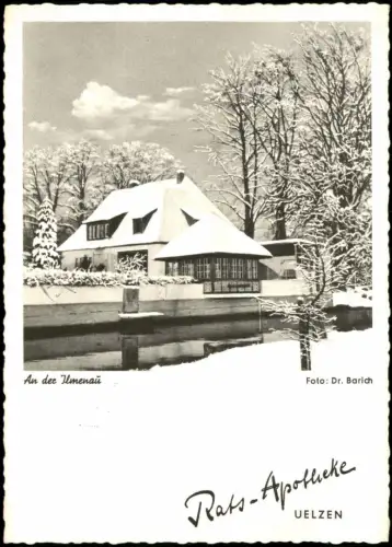 Ansichtskarte Uelzen An der Ilmenau Werbekarte Rats-Apotheke 1964