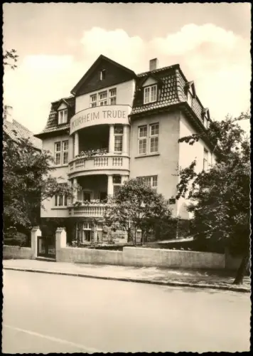 Ansichtskarte Bad Salzuflen Kurheim Trude Augustastraße 4 1962