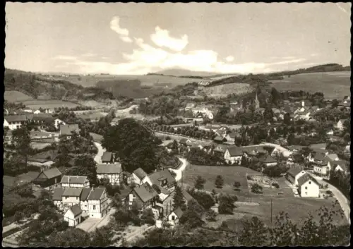 Ansichtskarte Wiehl Blick über die Stadt 1969