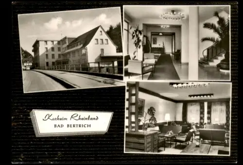 Ansichtskarte Bad Bertrich Kurheim Rheinland mit Innenansichten 1977