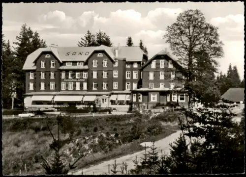 Ansichtskarte Sand-Bühl (Baden) Kurhaus - Fotokarte 1963