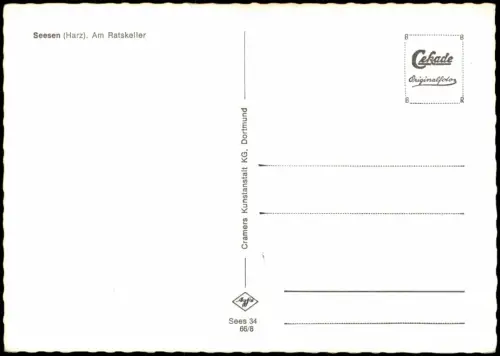 Ansichtskarte Seesen Am Ratskeller - Harz 1966