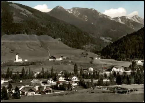 Weißbach a.d.Alpenstraße-Schneizlreuth Stadtblick Colorfoto AK 1969
