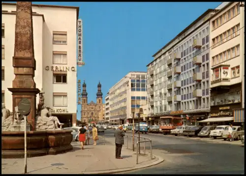 Ansichtskarte Mainz Grosse-Bleiche Autos 1971