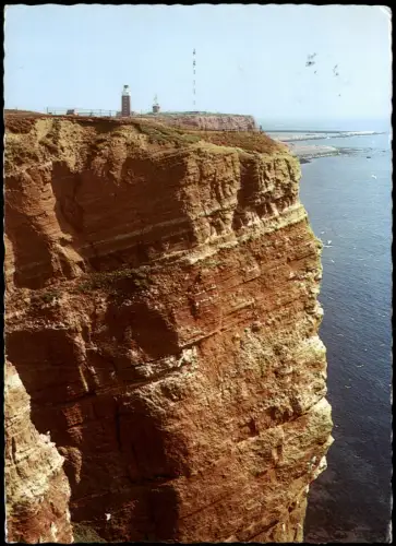 Ansichtskarte Helgoland (Insel) Lummenfelsen (Helgoland) 1990