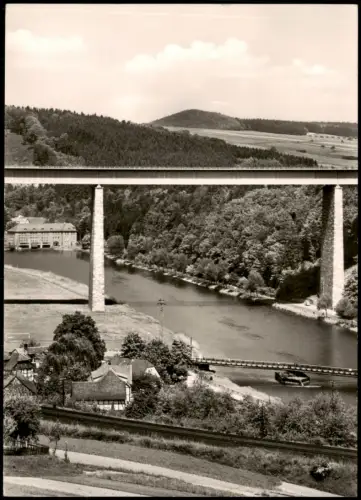 Ansichtskarte .Hessen Autobahnbrücke Kassel Göttingen Werrabrücke 1962