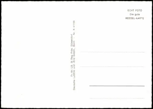 Ansichtskarte Bonn Luftbild Bundeshaus - Rheindampfer 1968