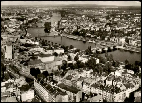 Ansichtskarte Frankfurt am Main Luftbild 1968
