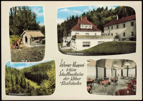 Ansichtskarte Oberlahr Schullandheim Werner-Ruppert-Helm 1967