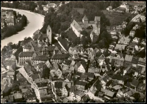 Ansichtskarte Füssen Luftbild Luftaufnahme - Fotokarte 1966