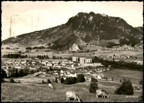 Ansichtskarte Blaichach Stadt mit Hochhäusern - Allgäu 1970