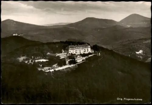 Ansichtskarte Königswinter Luftbild Petersberg Kurhotel 1965
