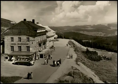 Ansichtskarte Aitern Hotel Belchenhaus Bus Skilift 1969