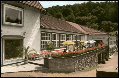 Ansichtskarte Hennef (Sieg) Hotel Restaurant Winterscheider Mühle 1971