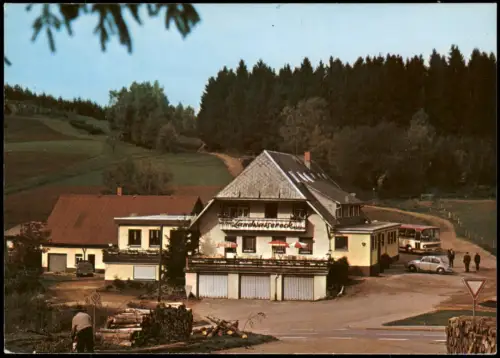 Ansichtskarte Elzach Höhengasthaus u. Pension Landwassereck 1979