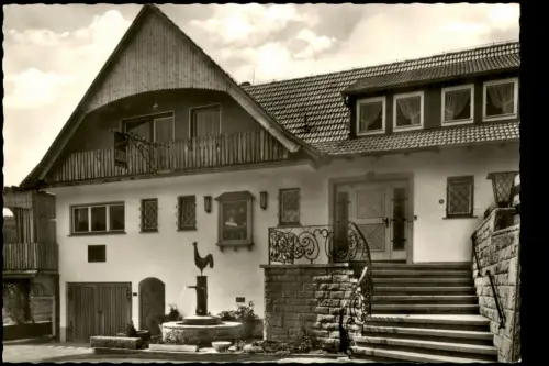 Ansichtskarte Gladenbach Künstlerhaus Lenz Erdhausen - Fotokarte 1966
