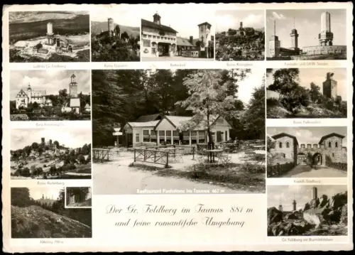 Schmitten (Hochtaunus) Mehrbild Gaststätte Fuchstanz und Umgebung 1963