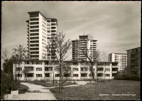 Ansichtskarte München Siemens-Wohnanlage - Fotokarte 1958