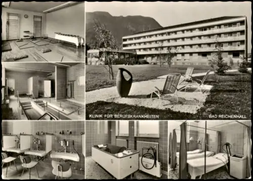 Bad Reichenhall Mehrbild Klinik für Berufskrankheiten Behandlungszimmer 1971