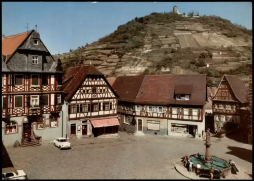 Ansichtskarte Heppenheim an der Bergstraße Marktplatz 1979