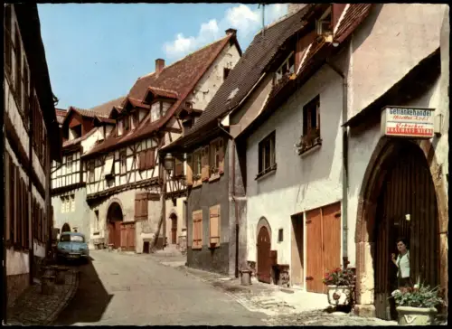 Weinheim (Bergstraße) Motiv in der Altstadt Gentränkehandel 1978