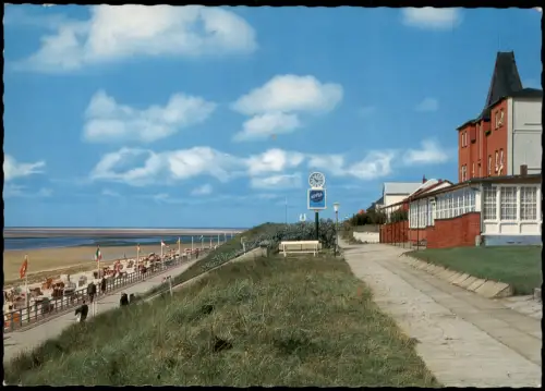 Ansichtskarte Wittdün (Amrum) Strand und Promenade 1978