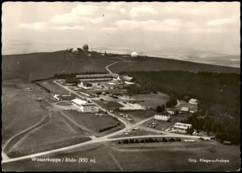 Ansichtskarte Gersfeld (Rhön) Luftbild Wasserkuppe Fliegeraufnahme 1965