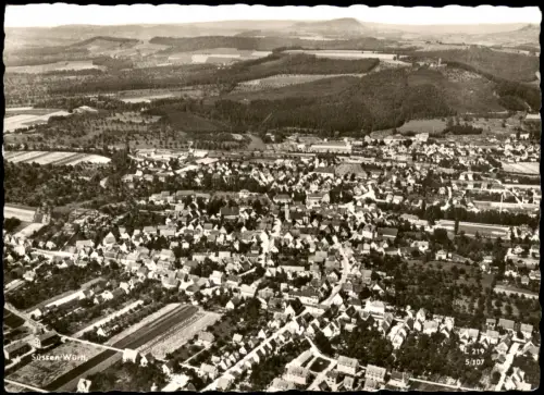 Ansichtskarte Süßen LK Göppingen Luftbild Luftaufnahme 1965