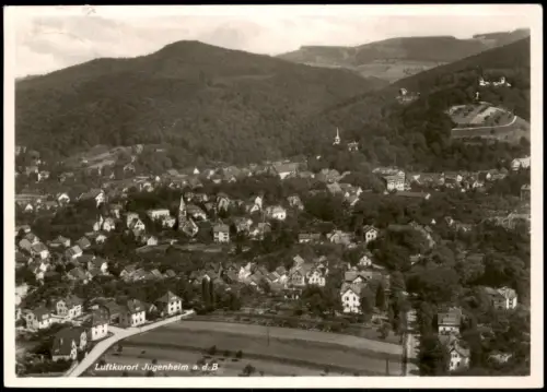 Ansichtskarte Seeheim-Jugenheim Luftbild 1954