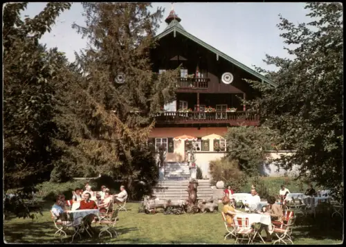 Ansichtskarte Bad Wörishofen Restaurant Villa am Zollhaus 1969
