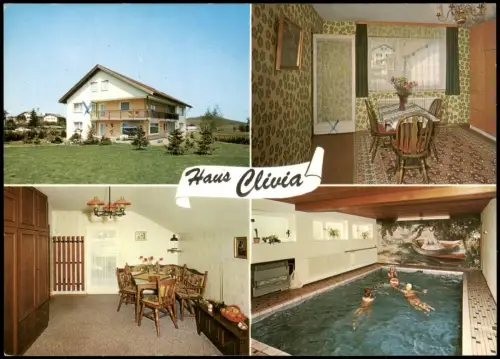 Ansichtskarte Scheidegg 4 Bild Haus Clivia Ferienappartements 1978