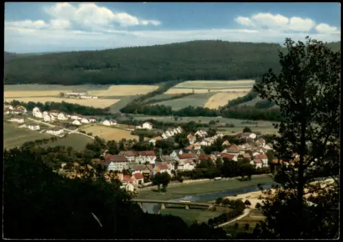 Ansichtskarte Beiseförth-Malsfeld Blick auf die Stadt 1972
