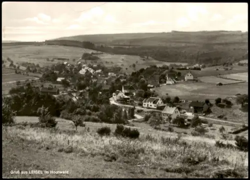 Ansichtskarte Leisel LK Birkenfeld Blick auf den Ort 1967