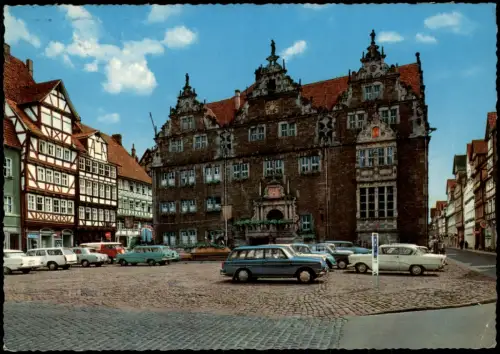 Ansichtskarte Hann. Münden Markt Autos 1978