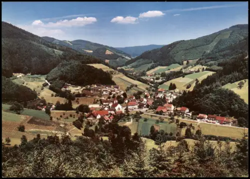 Ansichtskarte Walke-Oberwolfach Blick auf den Ort 1978