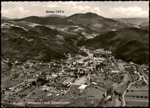 Ansichtskarte Hausen im Wiesental LuftbildLuftaufnahme 1971