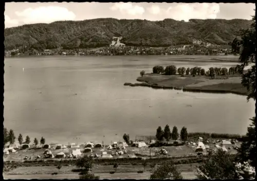 Ludwigshafen (Bodensee)-Bodman-Ludwigshafen Luftbild Camping See-Ende 1965
