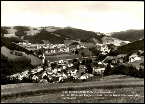 Ansichtskarte Messinghausen-Brilon (Sauerland) Blick auf die Stadt 1969