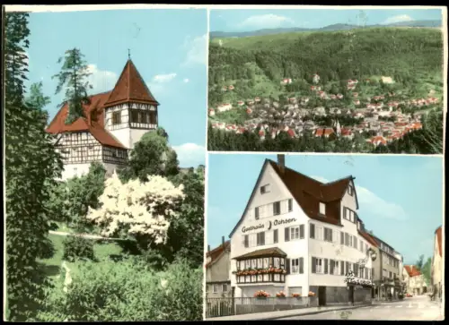 Ansichtskarte Murrhardt 3 Bild Gasthof zum Ochsen 1972