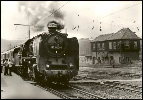 Leipzig Dampflokomotive Baureihe 50 - Hauptbahnhof 1983 Sonderstempel